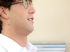 Desirable young brunette surrenders her hairy snatch to a large dick