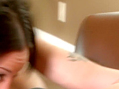 Naughty babe with big tits embarks on a wild adventure with a hung boy