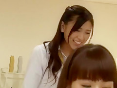 Exotic Japanese chick Rui Himesaki, Yuuha Sakai, Mau Morikawa in Horny Fingering, Teens JAV scene