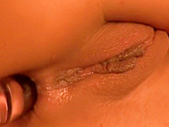 Caylian Curtis is in a lesbian threesome where they kiss, lick, and toy ass