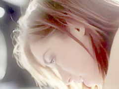 Naughty voyeur has a hung guy giving her the intense fuck she desires