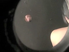 Naughty schoolgirl gives her confession right into his glory hole dick