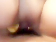 Japanese pretty shaved pussy girl cream pie