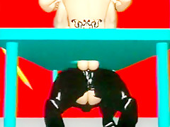 Wacky cartoon fetish men get really freaky in a crazy video clip