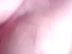 Smoking hot brunette wife gets blindfolded and fucked balls deep