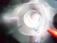 Solo internal cumshot endurance session.