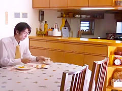 Exotic Japanese whore Mako Oda in Crazy Wife JAV movie