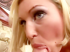 Her big tits after sex sprayed cum