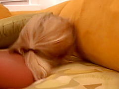 Flower chews on a dick and gets her butthole thumped in a threesome