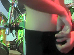 Raffie Korg loves music so much she does a striptease in the music room