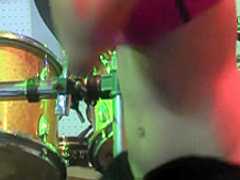 Raffie Korg loves music so much she does a striptease in the music room
