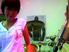 Raffie Korg loves music so much she does a striptease in the music room