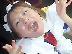 Adorable Japanese schoolgirls swallowing heavy loads of fresh semen
