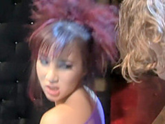 Nasty Japanese girl Katsuni welcomes a long pole deep in her anal hole