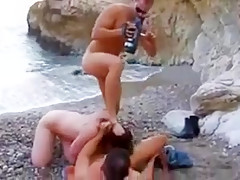 Nude beach - french hottie dp