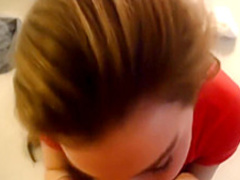 Eva gives you a POV blowjob handjob and footjob