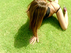 Dazzling Sophie Lynx gives a great blowjob and gets nailed in the ass