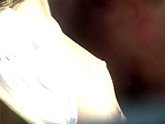 Beautiful brunette has her hung lover licking and pounding her holes