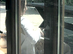 Beautiful brunette has her hung lover licking and pounding her holes