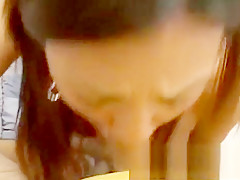 Stacked cougar with a wonderful ass Lani Lane worships a cock in POV