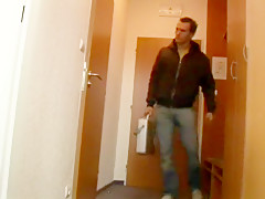 Hot babe Ruka Stone showers and gets busy eating and banging his dong