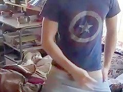 Beautiful boy gets handjob