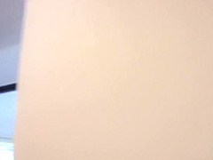Voluptuous brunette cougar in stockings sucks and fucks a long shaft