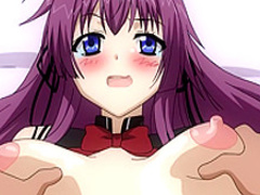 Inexperienced young man gets to fuck a sensual busty coquette