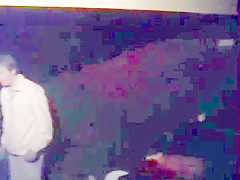 Amateur anal group sex in public cinema