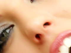 Slender Wanda sensually loses her clothes and pleases her aching holes