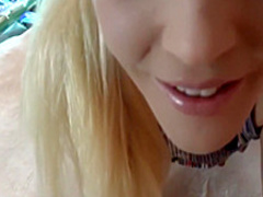 Horny blonde milf takes a dildo in her cunt and a hard dick up her ass