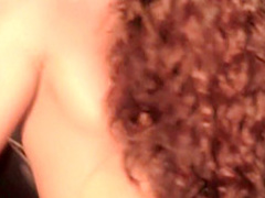 Nasty redhead milf with big tits has a stud roughly fucking her pussy