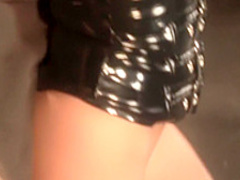 Nasty redhead milf with big tits has a stud roughly fucking her pussy