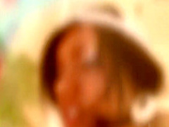 Voluptuous Latina Catalina Taylor has a long pole drilling her peach