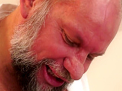 She's seduced by an old guy who gives her a hummer after oral sex