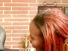 Cup Cake's juicy peach getting licked and fucked by a hung black stud