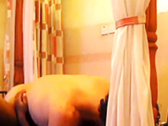 Insatiable ebony bimbo begs her white lover for some drilling