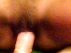 Insatiable ebony bimbo begs her white lover for some drilling