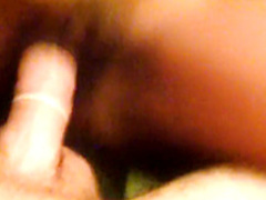 Insatiable ebony bimbo begs her white lover for some drilling