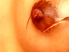 Charming Oriental teen Hana has a small sex toy satisfying her desires