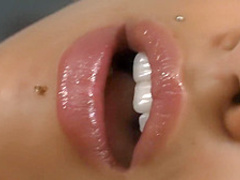 Delightful blonde girl surrenders her shaved pussy to a hung masseur