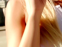 Sultry blonde Anikka embarks on her first interracial anal adventure