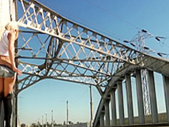 Sultry blonde Anikka embarks on her first interracial anal adventure