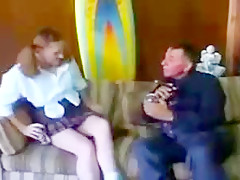 Old man knows to impress school girl