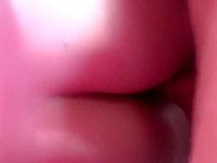 Brunette hotties Charity Bangs and Luxx Cream wear colored stockings in a wild threesome