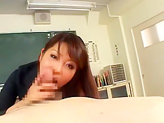 Horny Japanese chick Yuna Hoshi in Exotic Blowjob, Facial JAV movie