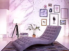 junior anal tryouts - hottie teases dude in a doggy position