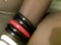 Pretty ebony slut knows how to suck a monumental white prick