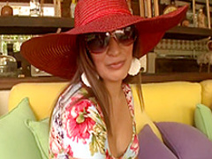 Delightful Latina with a sublime ass gets her juicy peach pounded good