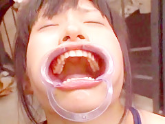 Exotic Japanese chick Tsukushi Osawa in Amazing Blowjob, BDSM JAV clip